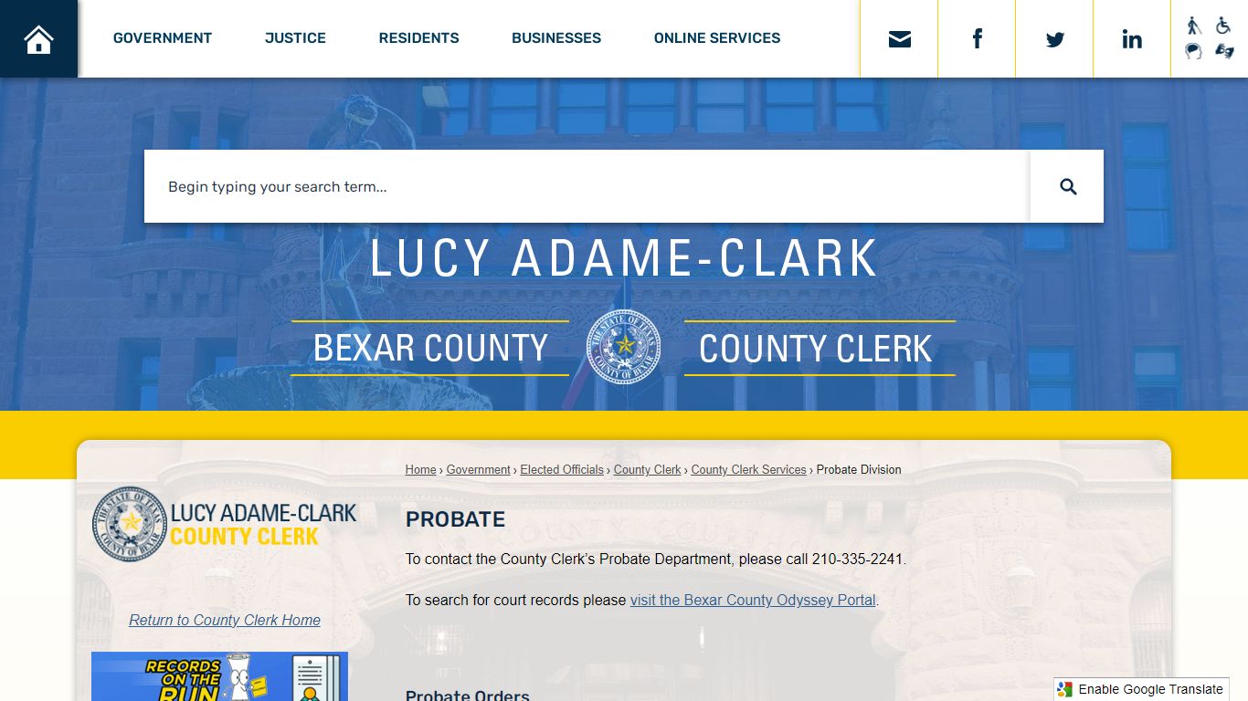 Probate | Bexar County, TX - Official Website
